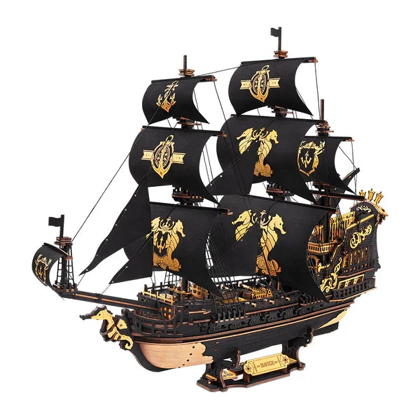 The Seahorse Barque 3D Wooden Puzzle，603  Number of pieces