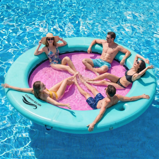 Sun Chill Inflatable Water Hammock - 6FT, 8FT, 10FT for Lake & Pool