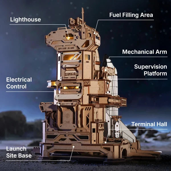 Space Shuttle 3D Wooden Puzzle，446Number of pieces