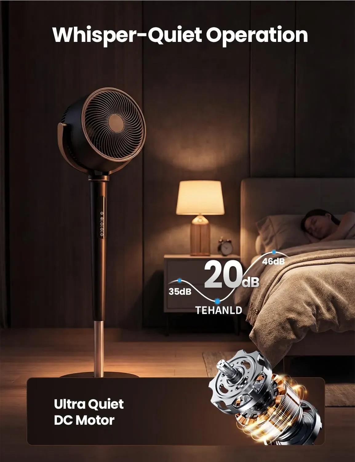 ⚡️ 72-HR CLEAROUT ⚡️  120° Oscillating Standing  Bedroom Fans  ❄️