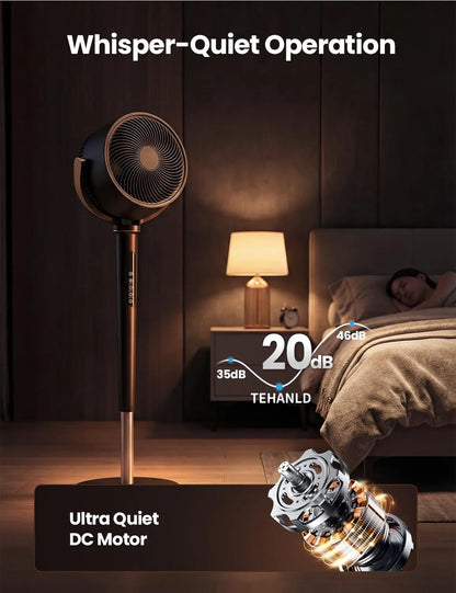 Eslicer™ 120° Oscillating Standing Bedroom Fan